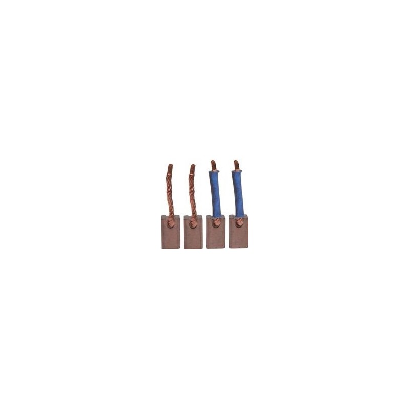 Set di spazzole per motorino di avviamento Hitachi S108-77 / S108-78 / S114-103