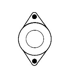 Solenoide para motor de arranque Mitsubishi sustituye ME023103