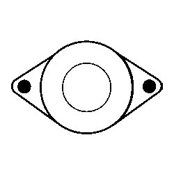 Contacteur / Solénoïde pour démarreur Mitsubishi M3T95071 / M3T95073 / M3T95081