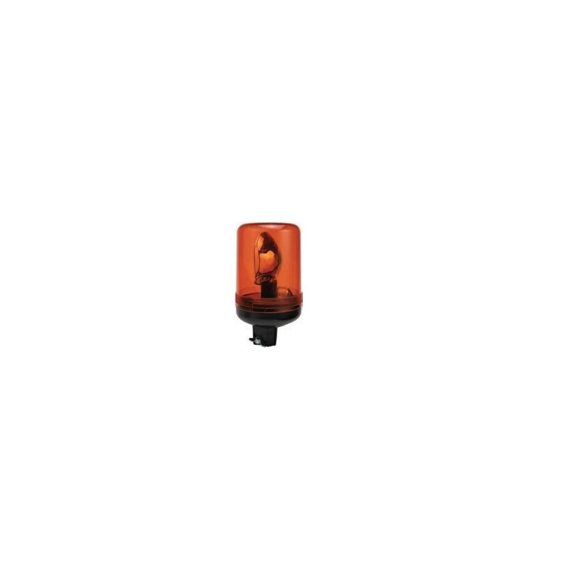 Gyrophares orange montage standard iso a 24 volts H1 diamètre 140mm