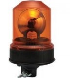 Rotating Beacon orange Used onstandard iso DIN A ou B 12/24 volts H1 diameter 150mm
