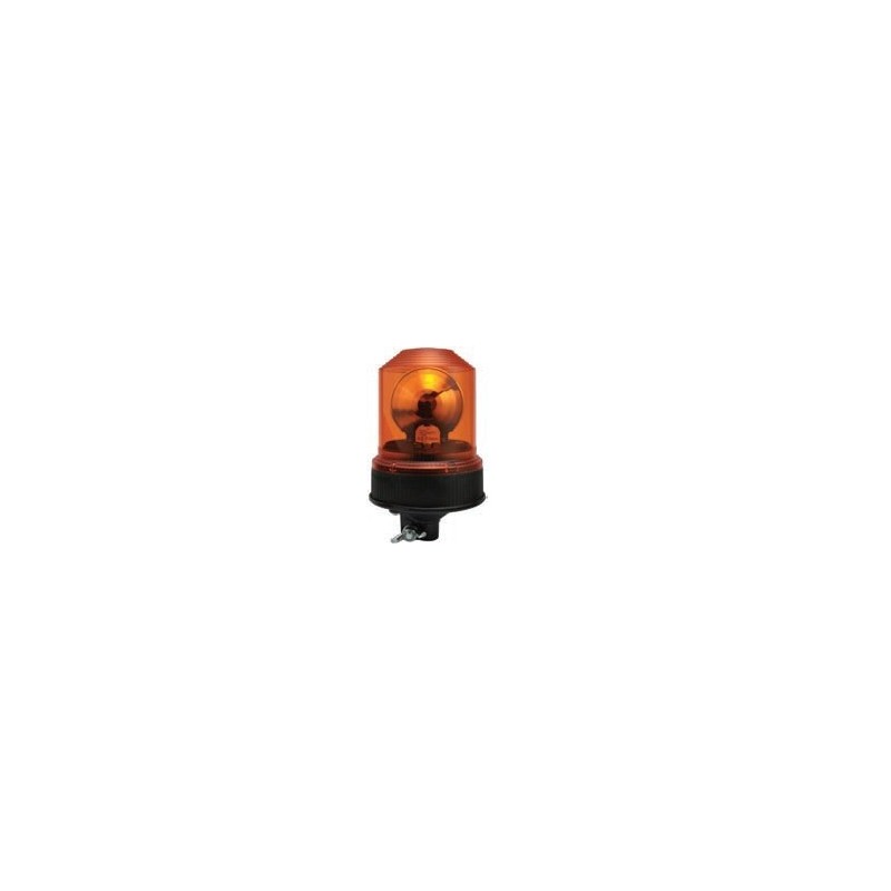 Gyrophares orange montage standard iso DIN A ou B 12/24 volts H1 diamètre 150mm