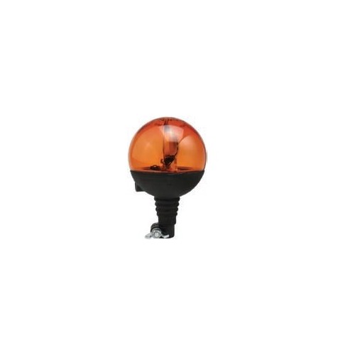 Gyrophares boule orange montage standard iso a 12 volts H1