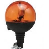 Rotating Beacon boule orange Used onstandard iso a 12 volts H1