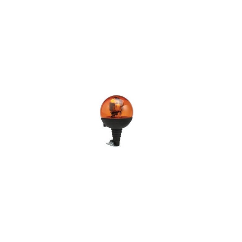 Rotating Beacon boule orange 24 volts H1 ISO-DIN A