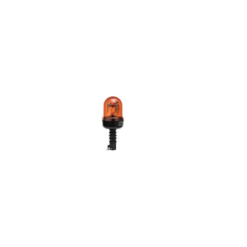 Gyrophares orange montage standard isoa  12/24 volts H1 diamètre 127mm