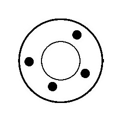 Contacteur / Solénoïde pour démarreur Ducellier 532003 / 532004