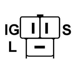 Régulateur pour Lichtmaschine DENSO 100211-1511 / 100211-1512 / 100211-1540
