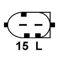 Regulador para alternador Bosch 01220AA1H0 / 01220aa1j0 / 012220AA0B0