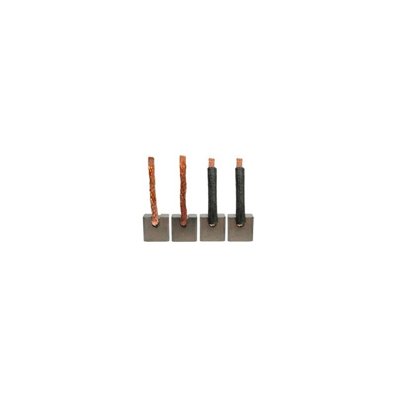 Set di spazzole/charbon JHTSX-34 per motorino di avviamento Hitachi S12-48/S12-52/S12-58/S12-61/S12-62/S12-84/S12-85/S12-87