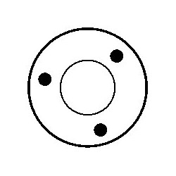 Solenoide para motor de arranque 0001107010 / 0001107038 / 0001107092 / 0001107093 / 0001108197