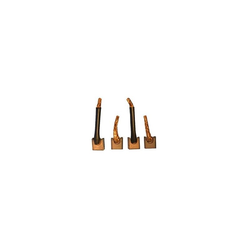 Set di spazzole per motorino di avviamento Valéo 188839 / D7G26 / D7R1 / D7R11 / D7R12