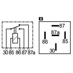 Relay Change Over No./terminals 5 12 volts 70/40  Amp