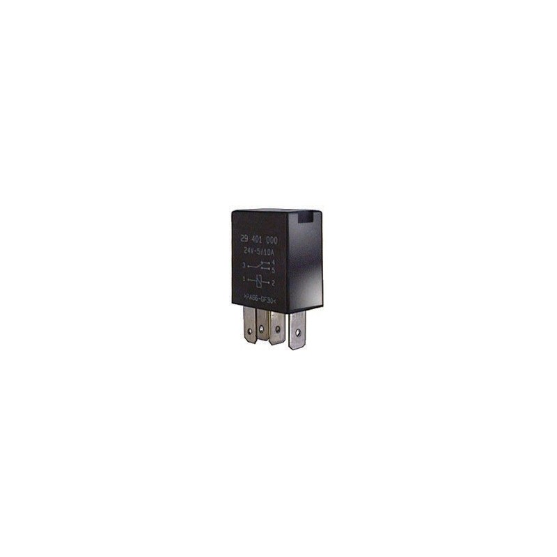 Relay inverseur 2 contacts 24 volts  4/10 Amp