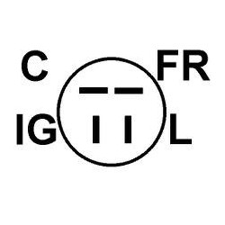 Alternateur remplace Denso 100211-3930 / 100211-3890 / 100211-3880