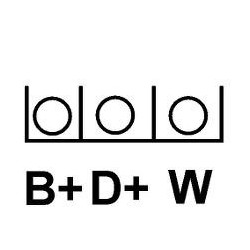 Alternatore sostituisce Ford R97AB10300AE / R97AB10300AD / 97AB10300AE