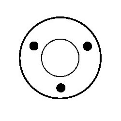 Solénoide pour démarreur Bosch 0001107408 / 0001113006 / 0001116005