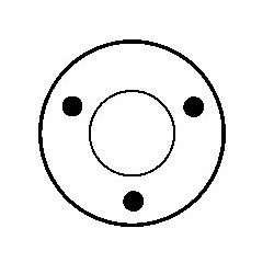 Relais / contacteur pour démarreur Bosch 0001107063 / 0001107176 / 0001108176