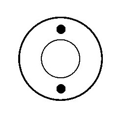 Solenoid for starter MITSUBISHI M1T60281 / M1T60285 / M1T60285A