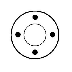 Solenoid for starter MITSUBISHI A3T22681 / M1T50071 / M1T50171 / m2t23685