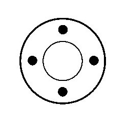 Solenoid for starter MITSUBISHI m2t23685 / m2t25481 / m2t53881 / m2t58481