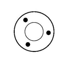 Solénoide para motor de arranque Valéo D6RA101 / D6RA104 / d6ra110