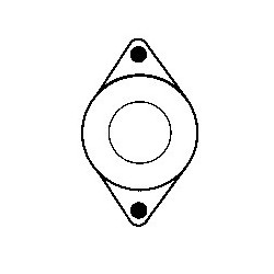 Relais pour démarreur Mitsubishi M2T69081 / M2T78481 / M2T78482