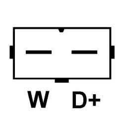 Alternador sustituye valéo A11VI66 / A11VI22 / A11VI21