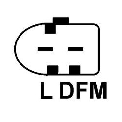 Regulador para alternador Bosch 0124325077 / 0124515102 / 0124615025