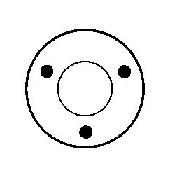 Solenoid for starter BOSCH 0001360002 / 0001360007 / 0001360008