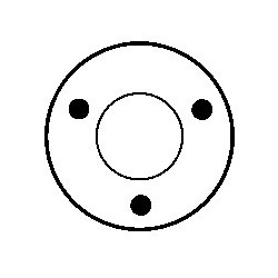 Solenoide para motor de arranque Bosch 0001362003 / 0001362019 / 0001362027