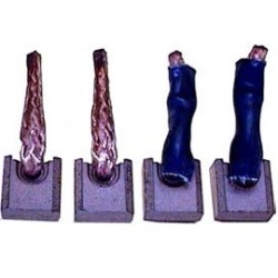 Juego de escobillas / Carbón para motor de arranque Valéo D7R18 / D7R19 / D7R2