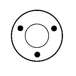 Solenoid for starter BOSCH 0001208224 / 0001208225