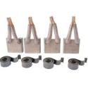 Set di spazzole  per motorino di avviamento Iskra 11.130.010 / 11.130.339 / 11.130.364