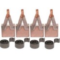 Set di spazzole + ressorts per motorino di avviamento Iskra AZJ3518 / AZJ3522