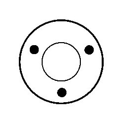 Solenoide para motor de arranque Bosch 0001364102 / 0001364200 / 0001364203