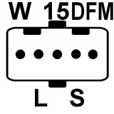 Lichtmaschine ersetzt 0124655019 / 0124655012 / 0124655008