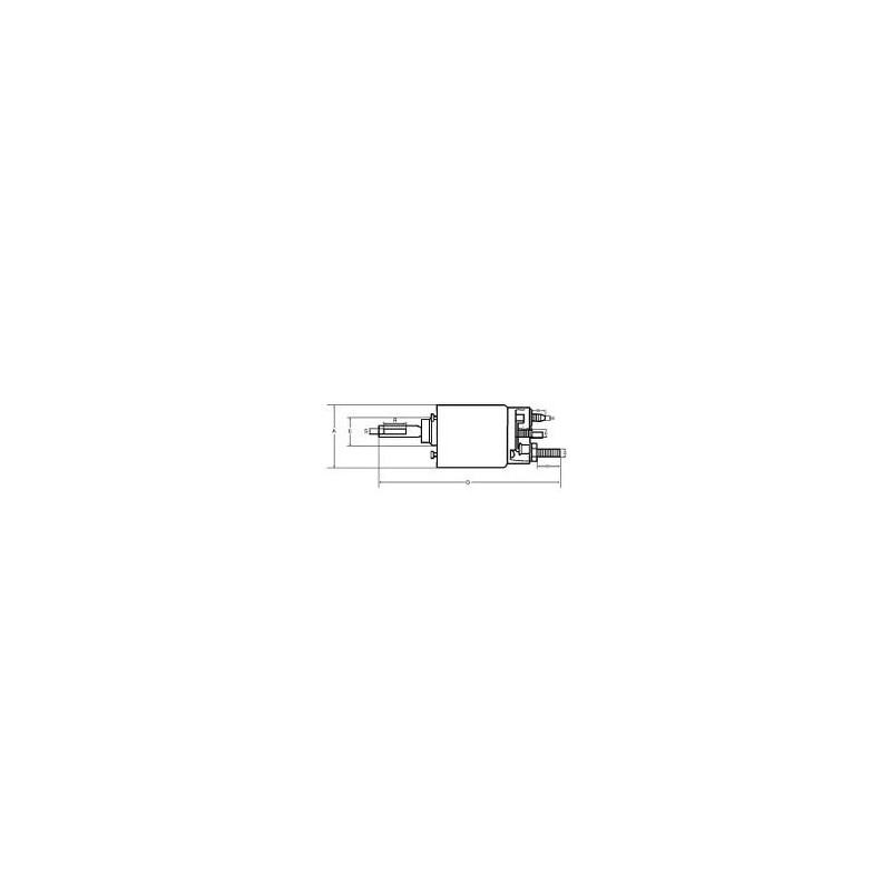 contattoeur / Solenoide per motorini di avviamento Bosch 0001116001