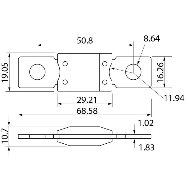 Fusible Méga 40A