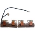 Kohlensatz  für anlasser  BOSCH 0001417075 / 0001417076
