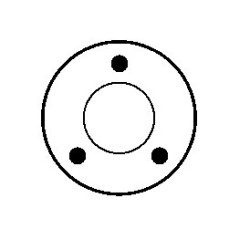 Solenoid for starter BOSCH 0001108023 / 0001108075 / 0001110079