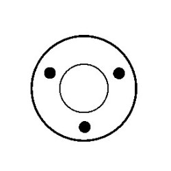 Solenoide para motor de arranque Bosch 0001109003 / 0001110017 / 0001110999