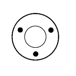 Contacteur / Solénoïde pour démarreur Bosch 0001110071 / 0001110072 / 0001218171