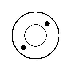 Relais / solenoide pour démarreur HITACHI S114-388d / S114-396 / S114-406