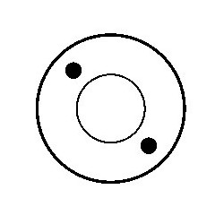 Relais / solenoide pour démarreur Hitachi S13-104 / S13-92A