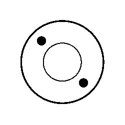 Solenoide per motorino di avviamento Hitachi S114-528 / S114-528A