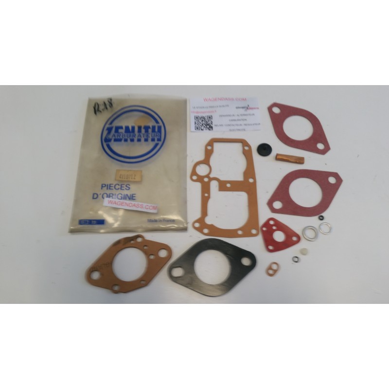 Service Kit Zénith 4V10712 for carburettor zenith on RENAULT 18