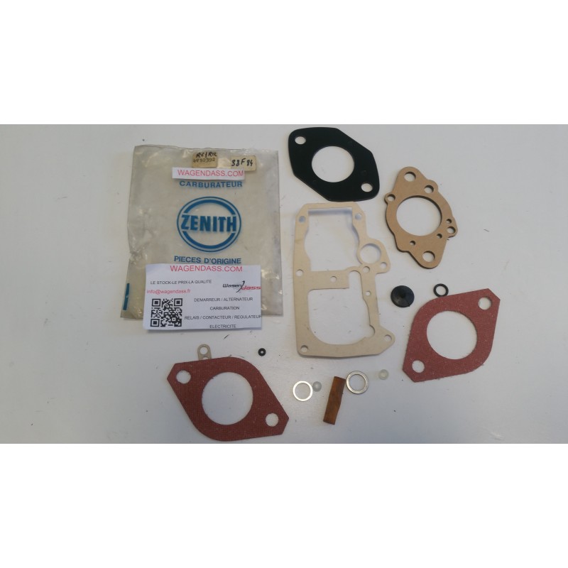 Service Kit Zénith 4V10392 for carburettor zenith on RENAULT 6 and 12