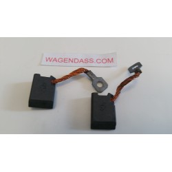 Juego de escobillas / Carbón para dinamo Fiat DVS 90 / 12 / 16 3S