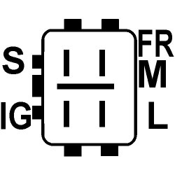 Lichtmaschine ersetzt DENSO 104210-3981 / 104210-3980 / 104210-3252